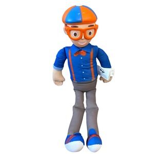 Blippi My Buddy 16" Talking Doll 2019 Plush Toy Soft Body Hard Head WORKS! NWOT